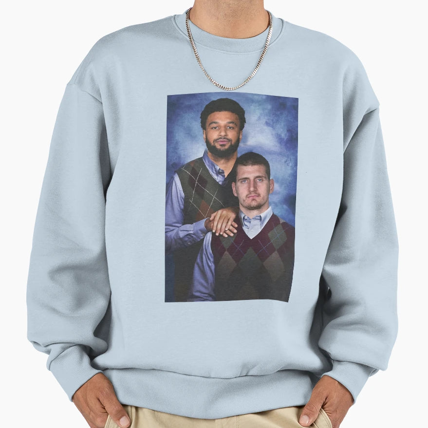 Nikola Jokic Jamal Murray Denver Sweatshirt - Trendy Graphic Unisex - T-Shirt, Sweatshirt, Hoodie