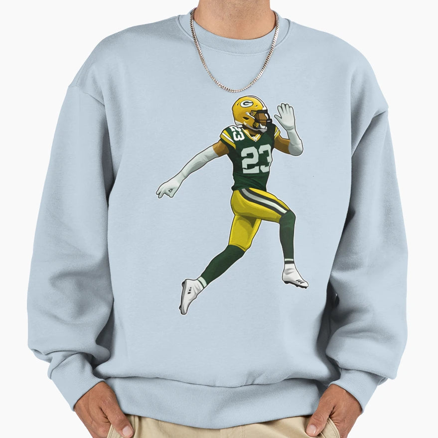 Jaire Alexander 23 Go Runs Sweatshirt - Graphic Print for Adults - T-Shirt, Sweatshirt, Hoodie