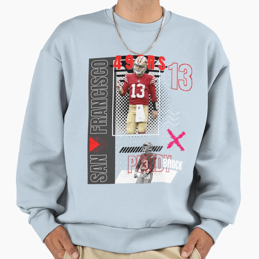 BP Football Paper Sweatshirt - Custom Art Print Men Women - T-Shirt, Sweatshirt, Hoodie