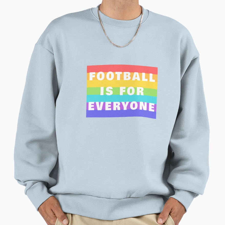 Football Is Everyone Sweatshirt - Aesthetic Graphic Unisex - T-Shirt, Sweatshirt, Hoodie