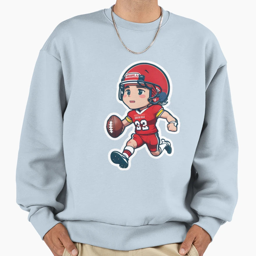Lubbys Funny Sports Cartoon Sweatshirt - Minimalist Print for Adults - T-Shirt, Sweatshirt, Hoodie