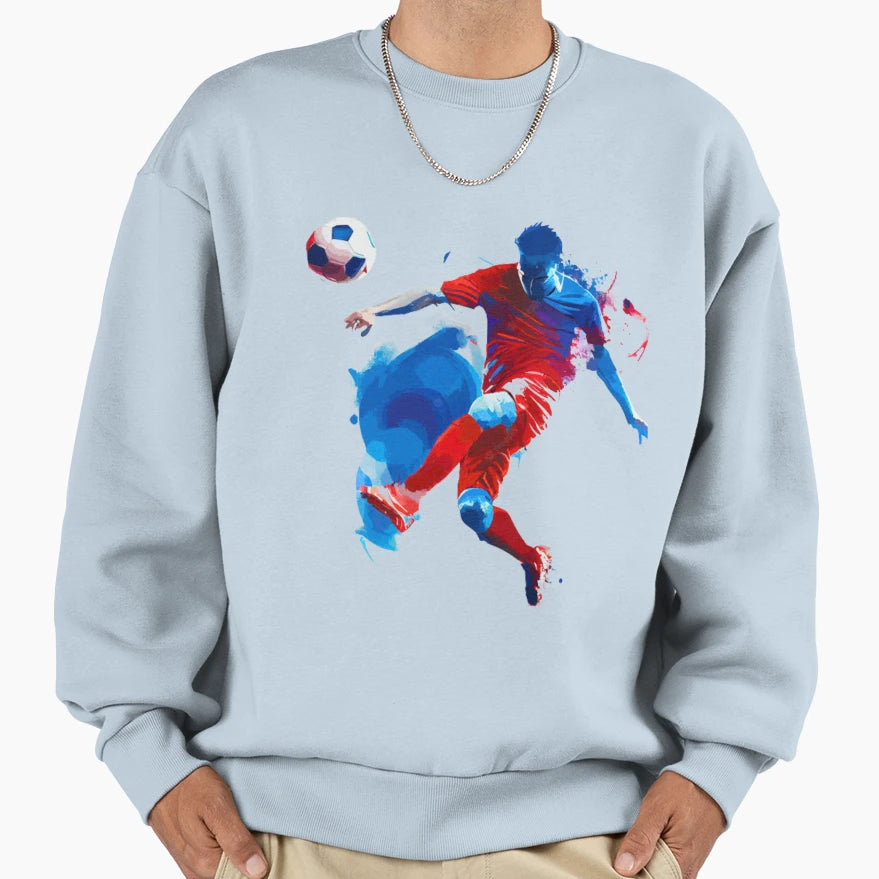 Football Player Sweatshirt - Novelty Apparel Men Women - T-Shirt, Sweatshirt, Hoodie