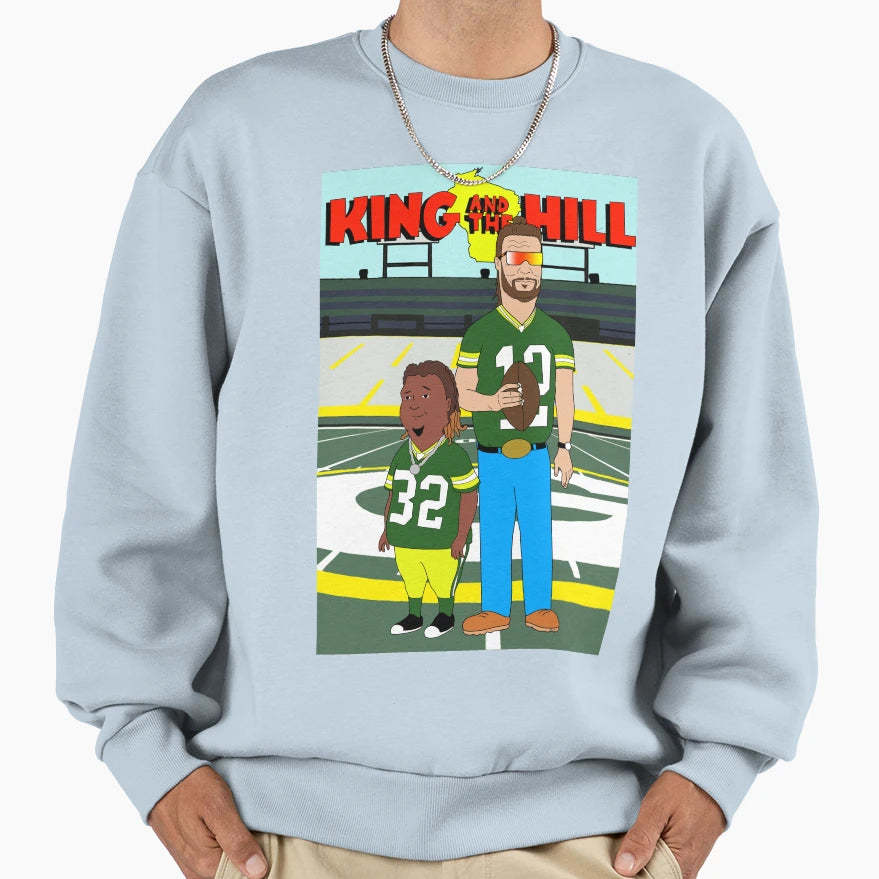 King And Hill Sweatshirt - Graphic Print Unisex - T-Shirt, Sweatshirt, Hoodie