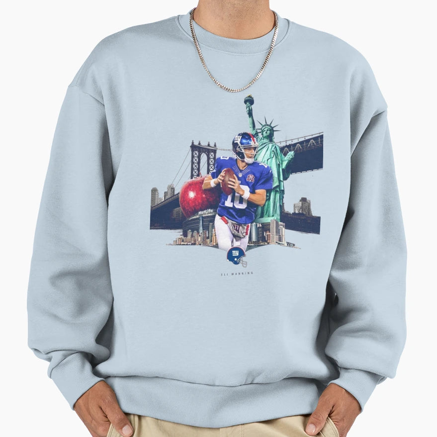 Eli Manning Sweatshirt - Streetwear Style Men Women - T-Shirt, Sweatshirt, Hoodie