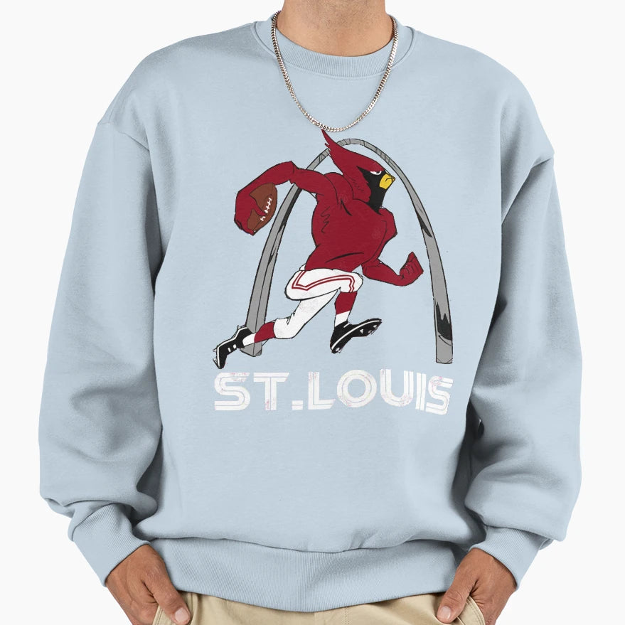 Big Red Throwback Sweatshirt - Casual Everyday Wear for Adults - T-Shirt, Sweatshirt, Hoodie