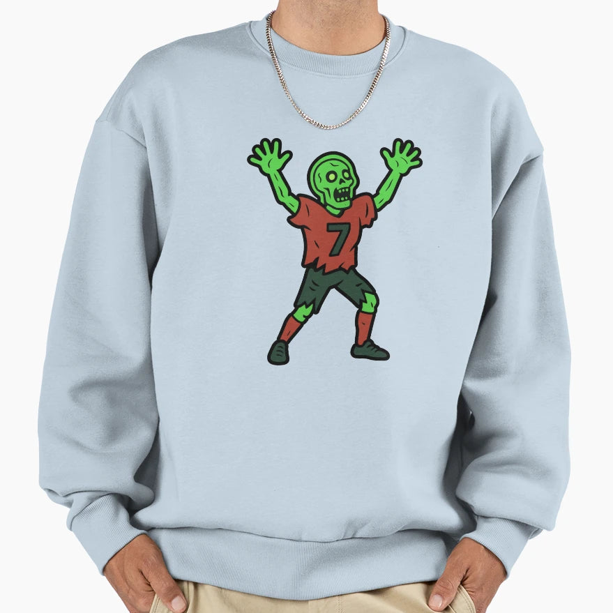Zombie Soccer Football Goal Sweatshirt - Novelty Apparel Men Women - T-Shirt, Sweatshirt, Hoodie