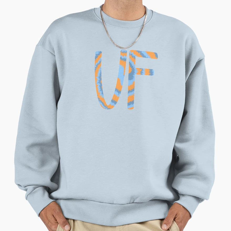 Uf Tie Dyed Sweatshirt - Graphic Print for Adults - T-Shirt, Sweatshirt, Hoodie