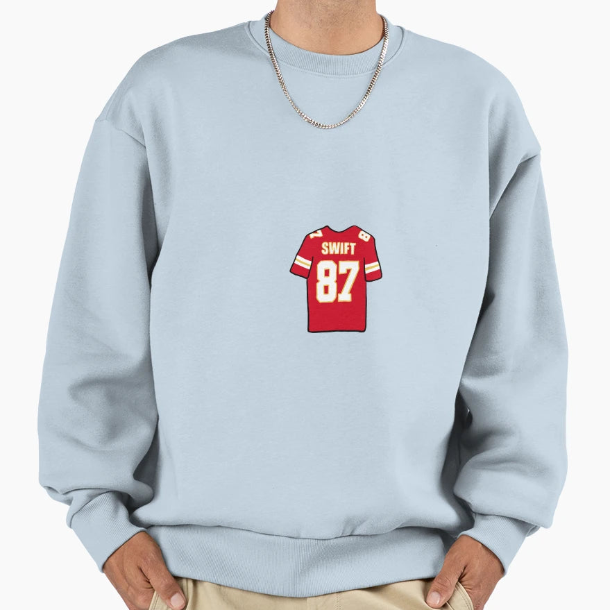 Taylor Chiefs Jersey Illustration Sweatshirt - Graphic Print for Adults - T-Shirt, Sweatshirt, Hoodie