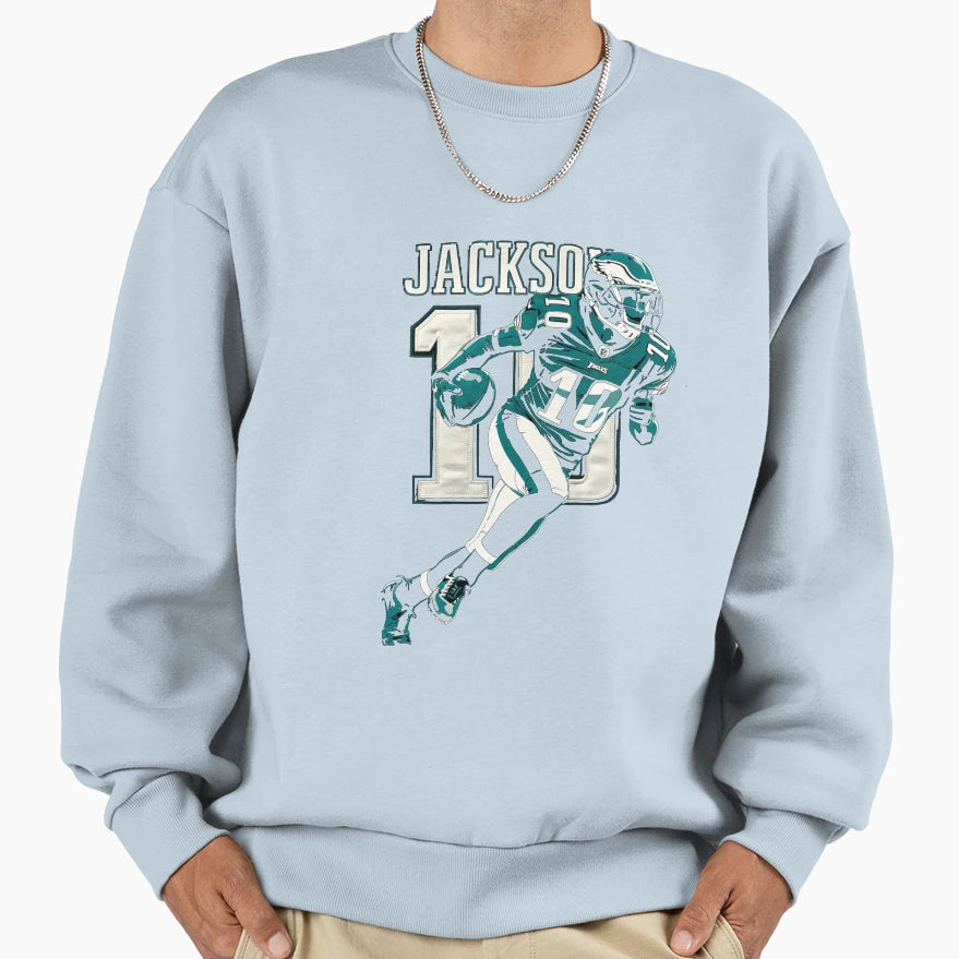 Desean Jackson Philadelphia 10 Sweatshirt - Minimalist Print Men Women - T-Shirt, Sweatshirt, Hoodie