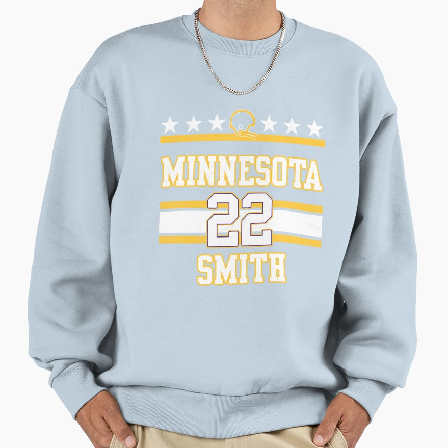 Minnesota Football 22 Smith Sweatshirt - Unique Graphic Unisex - T-Shirt, Sweatshirt, Hoodie
