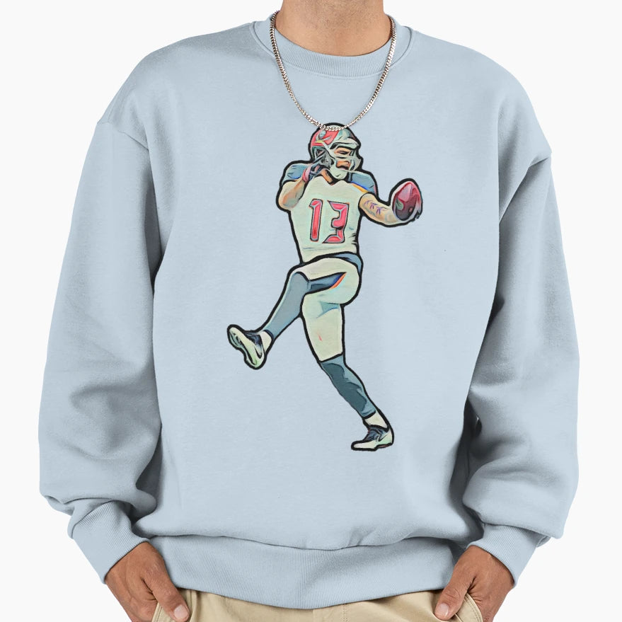 ME Buccaneers Wide Receiver Sweatshirt - Fun Novelty Design for Adults - T-Shirt, Sweatshirt, Hoodie