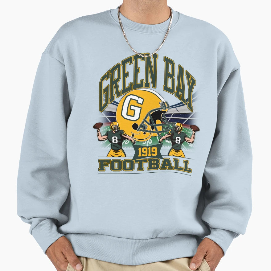 Green Bay Football Gridiron Legacy Sweatshirt - Aesthetic Graphic Unisex - T-Shirt, Sweatshirt, Hoodie