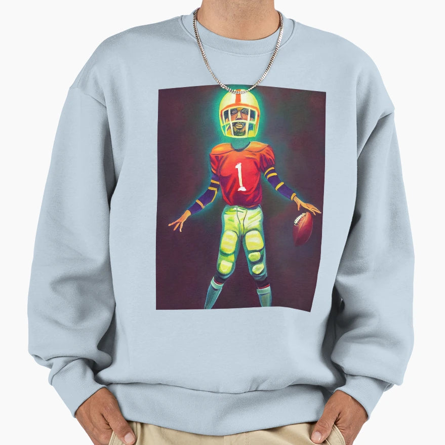 Football Player Hall T-Shirt - Casual Everyday Wear Unisex - T-Shirt, Sweatshirt, Hoodie