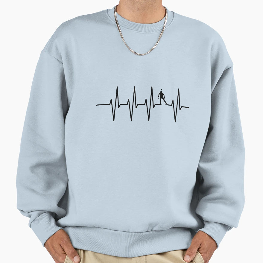 Biathlon Biathlete Winter Sweatshirt - Casual Everyday Wear for Adults - T-Shirt, Sweatshirt, Hoodie