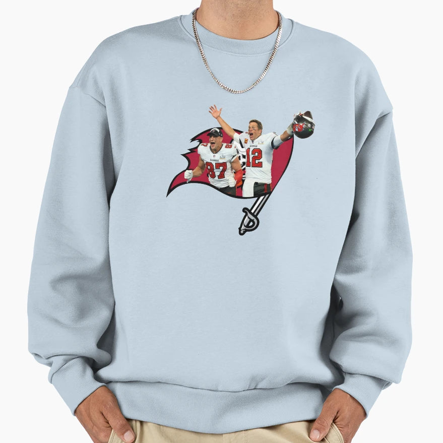 American Football Winner Flag Sweatshirt - Custom Art Print for Adults - T-Shirt, Sweatshirt, Hoodie