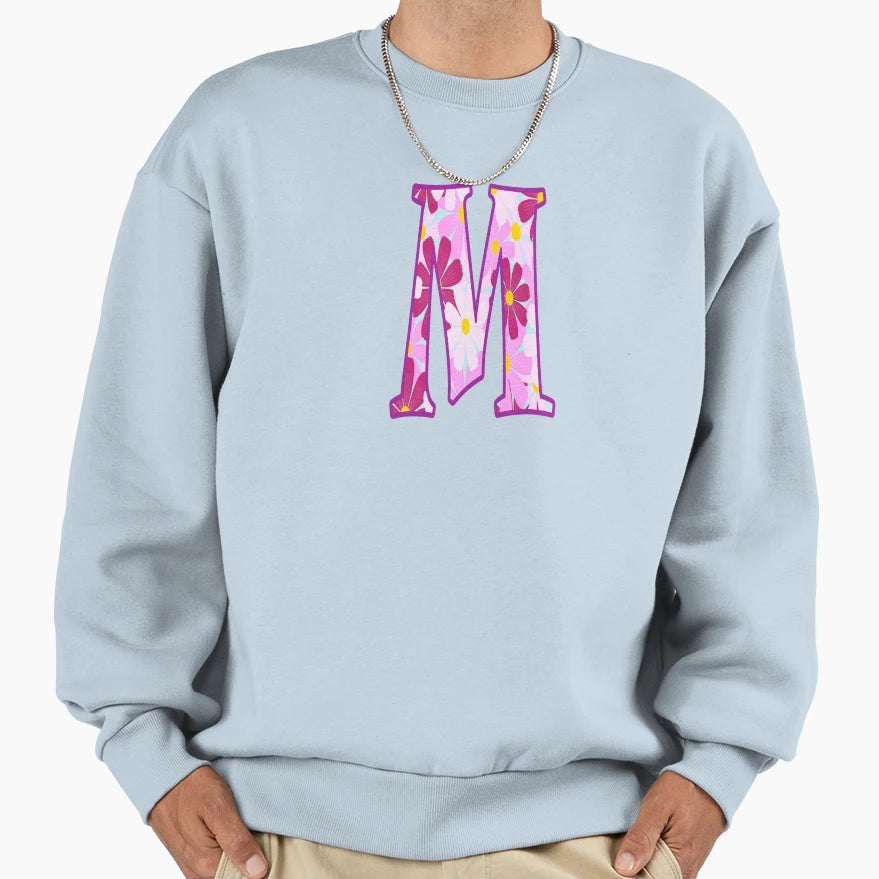 Letters M Sweatshirt - Custom Art Print Men Women - T-Shirt, Sweatshirt, Hoodie