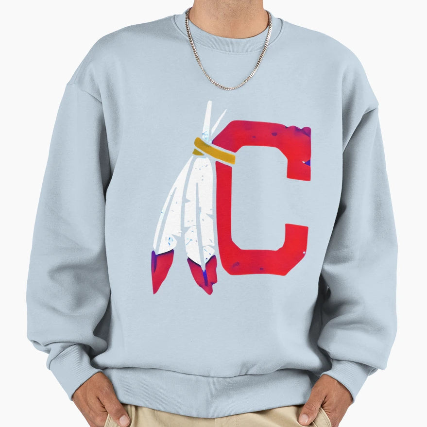 Clev Indians Sweatshirt - Casual Everyday Wear Men Women - T-Shirt, Sweatshirt, Hoodie