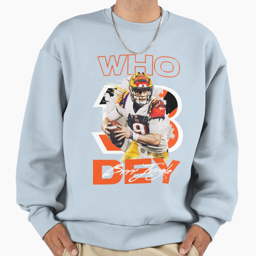 Who Dey Smokin JB Joe Shiesty Jackpot Sweatshirt - Novelty Apparel Unisex - T-Shirt, Sweatshirt, Hoodie