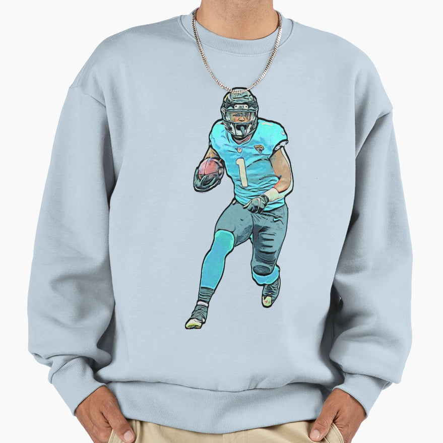 Travis Etienne Travis Etienne Jaguars T-Shirt - Minimalist Print for Adults - T-Shirt, Sweatshirt, Hoodie