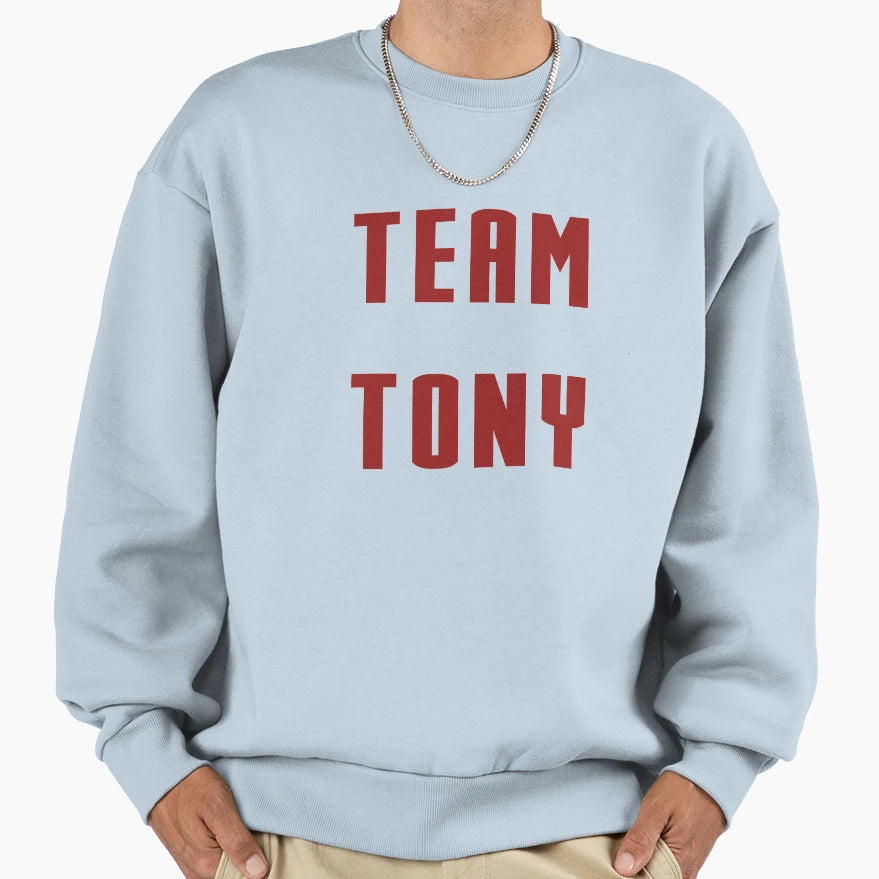 Team Tony Sweatshirt - Aesthetic Graphic Unisex - T-Shirt, Sweatshirt, Hoodie