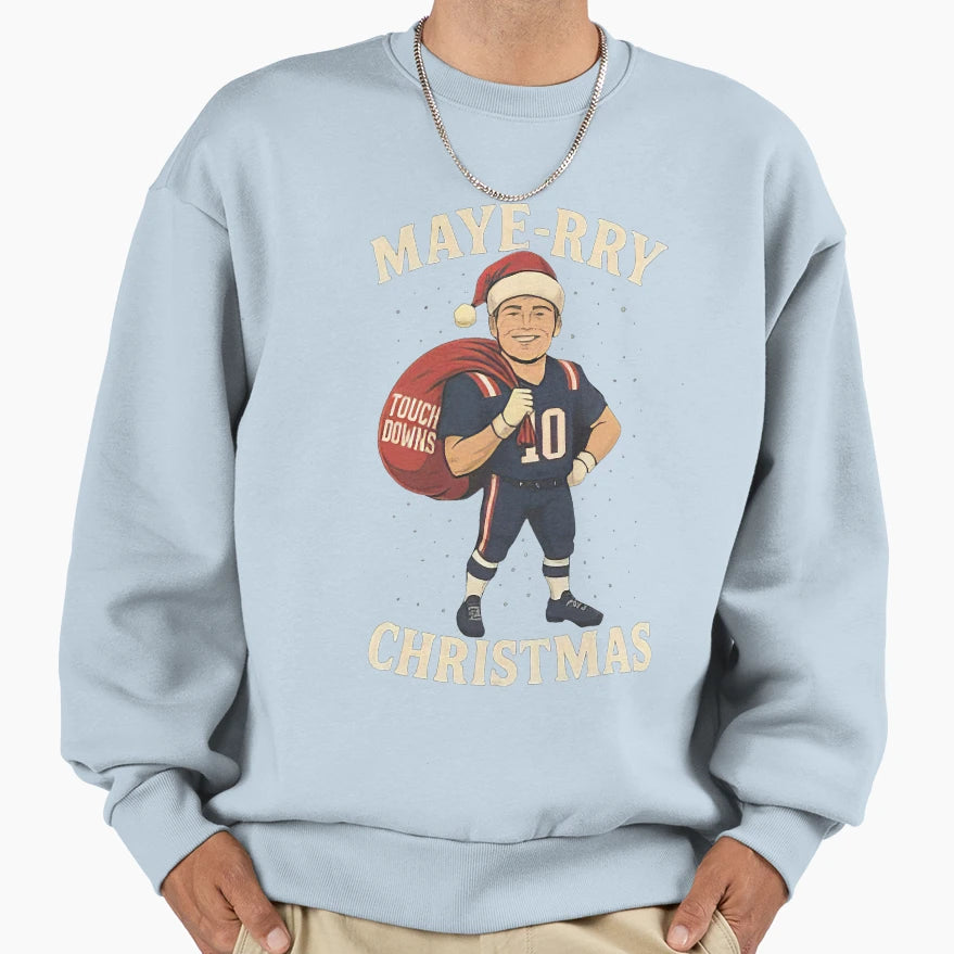 Funny Mayerry Football Player Sweatshirt - Streetwear Style Men Women - T-Shirt, Sweatshirt, Hoodie