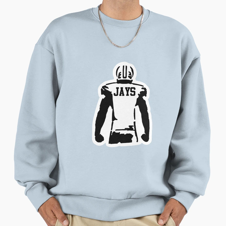 Jc Jays Football Player Sweatshirt - Casual Everyday Wear Unisex - T-Shirt, Sweatshirt, Hoodie