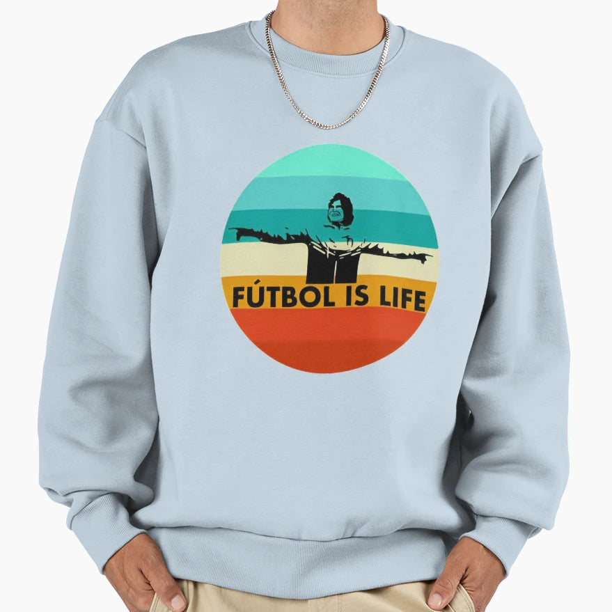 Reward Futbol Is Life Gift Halloween Sweatshirt - Aesthetic Graphic Unisex - T-Shirt, Sweatshirt, Hoodie