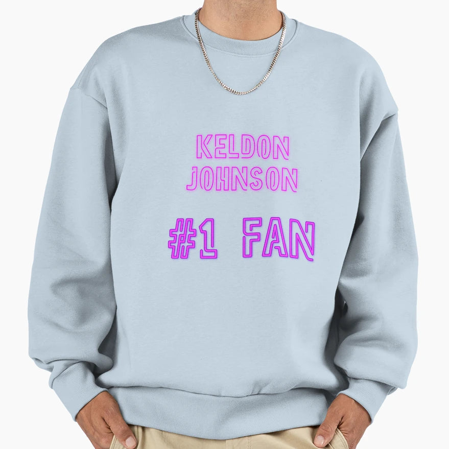 Keldon Johnson 1 Fan Sweatshirt - Trendy Graphic Unisex - T-Shirt, Sweatshirt, Hoodie