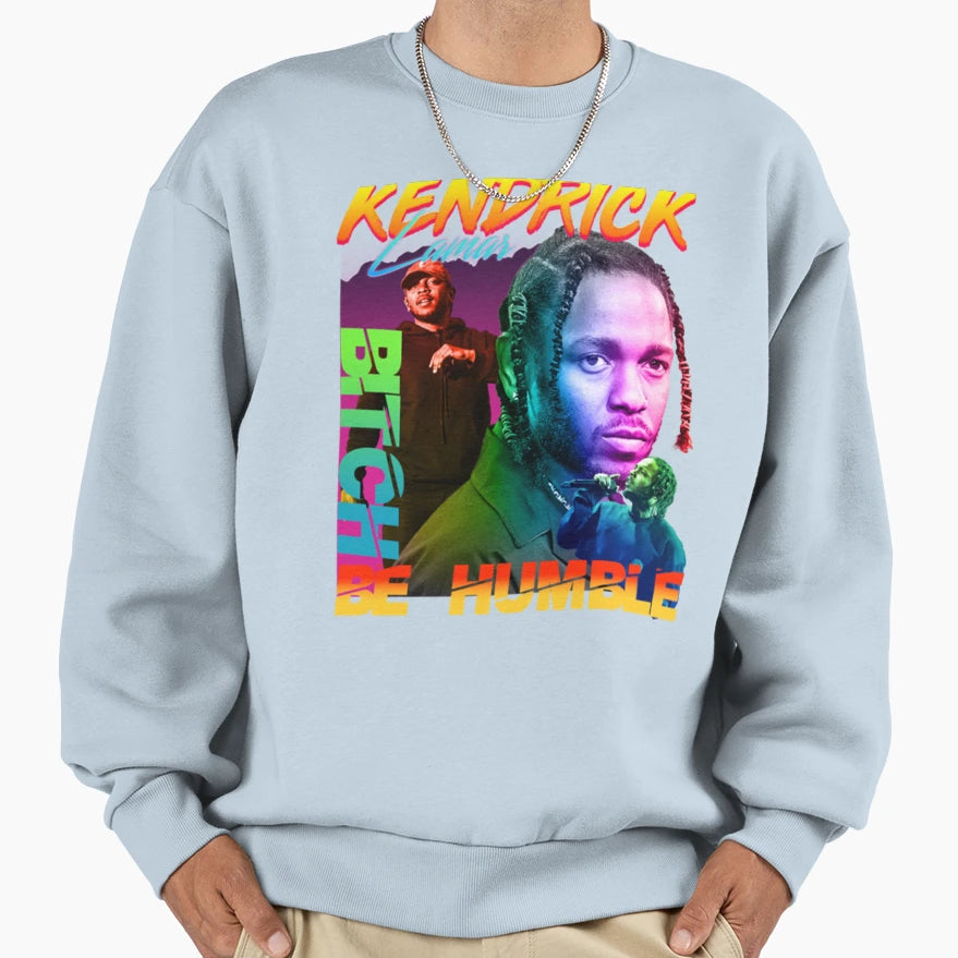 Kendrick Lamar Be Humble Sweatshirt - Minimalist Print Unisex - T-Shirt, Sweatshirt, Hoodie