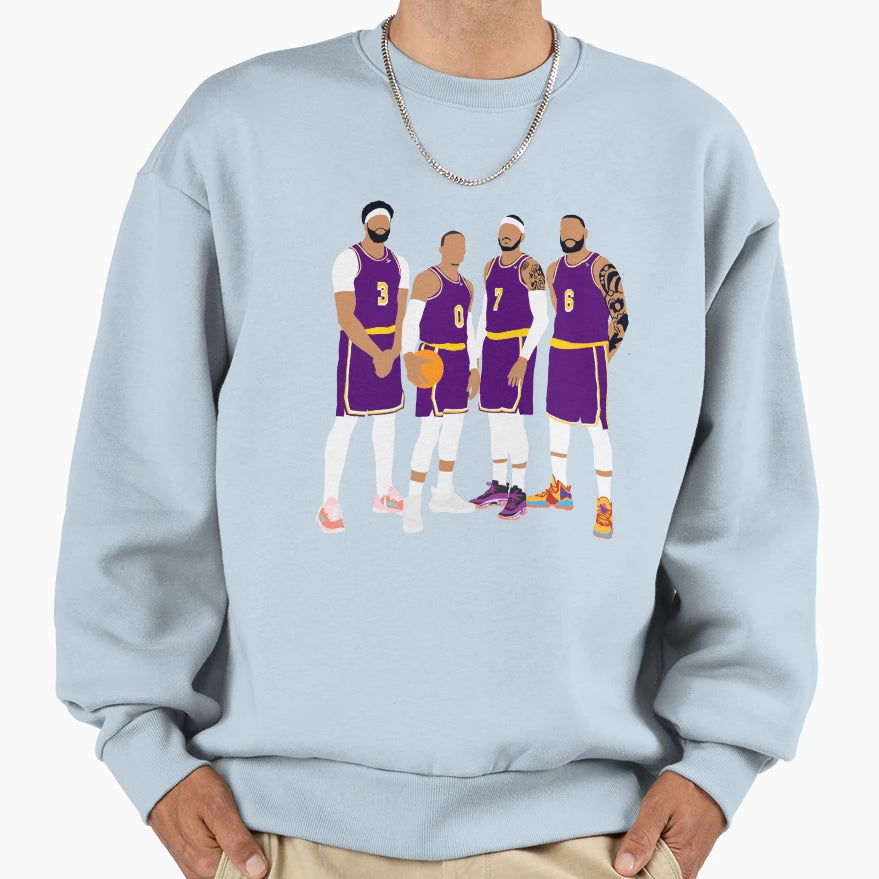 Los Angeles Lakers Ad Russ Melo King Sweatshirt - Unique Graphic Unisex - T-Shirt, Sweatshirt, Hoodie