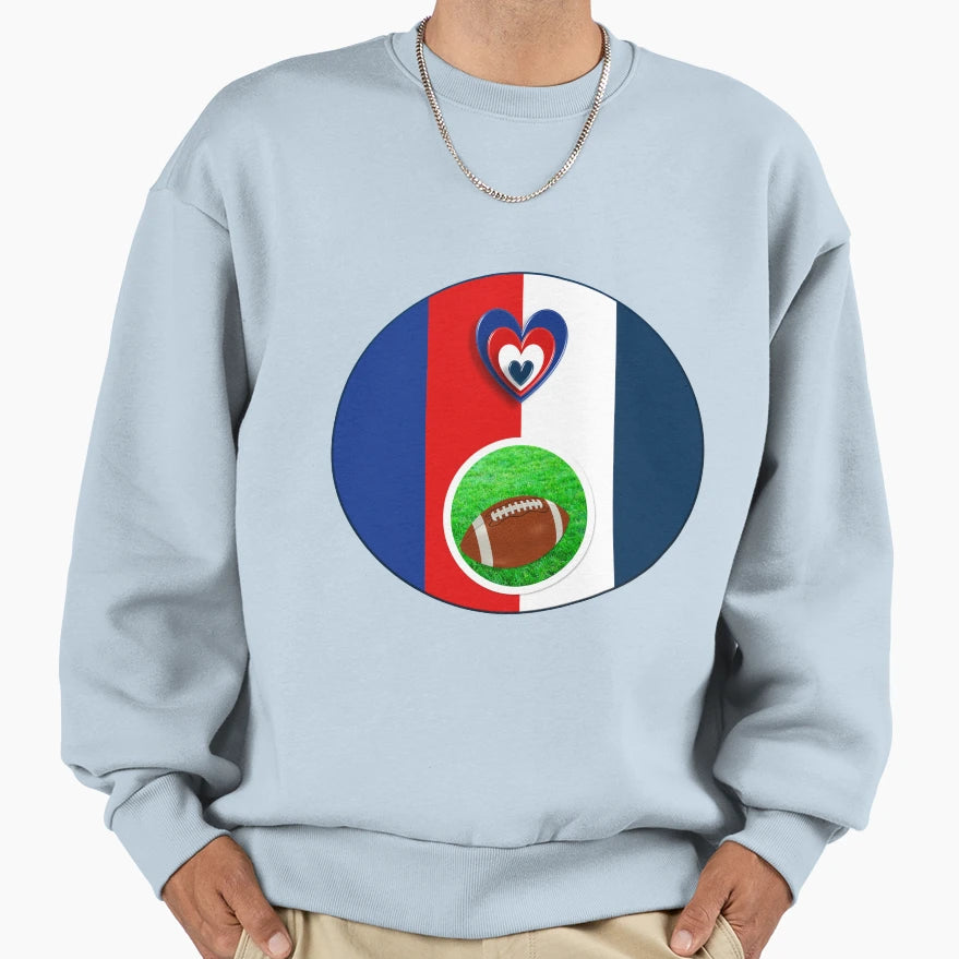 Football001 Sweatshirt - Casual Everyday Wear Men Women - T-Shirt, Sweatshirt, Hoodie