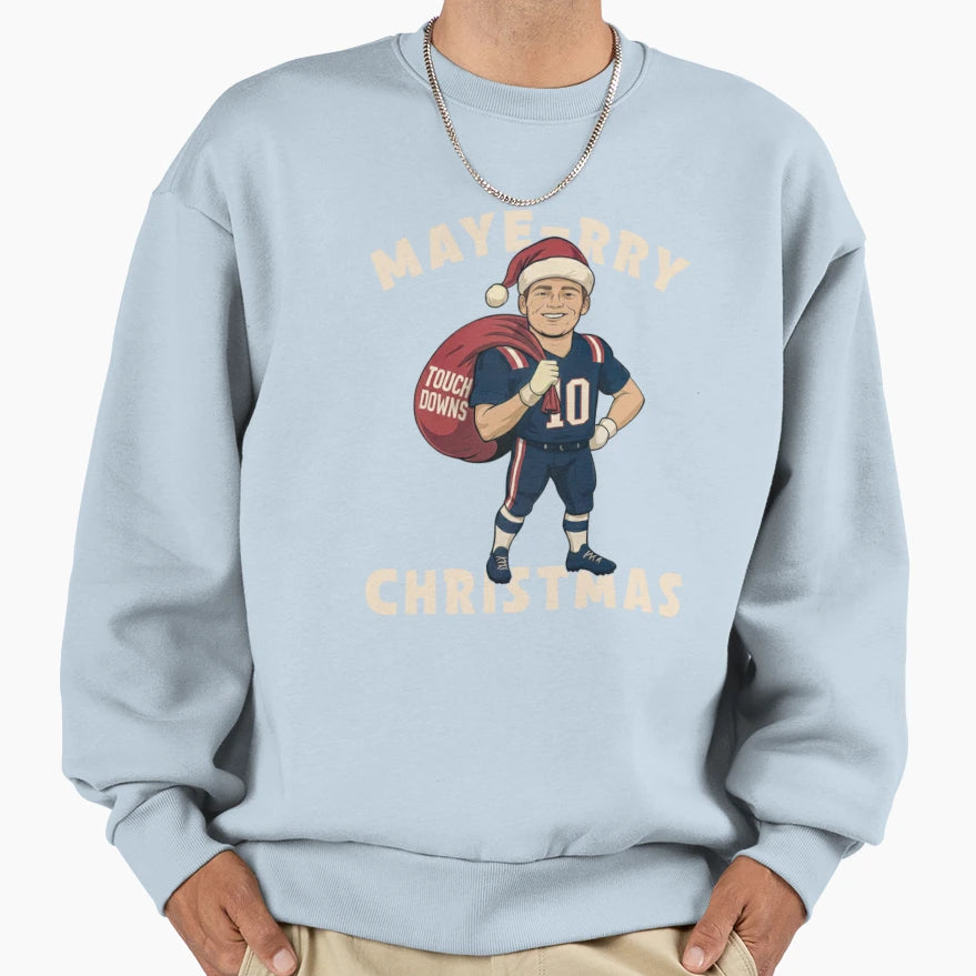 Drake Maye Maye Rry Sweatshirt - Minimalist Print Men Women - T-Shirt, Sweatshirt, Hoodie