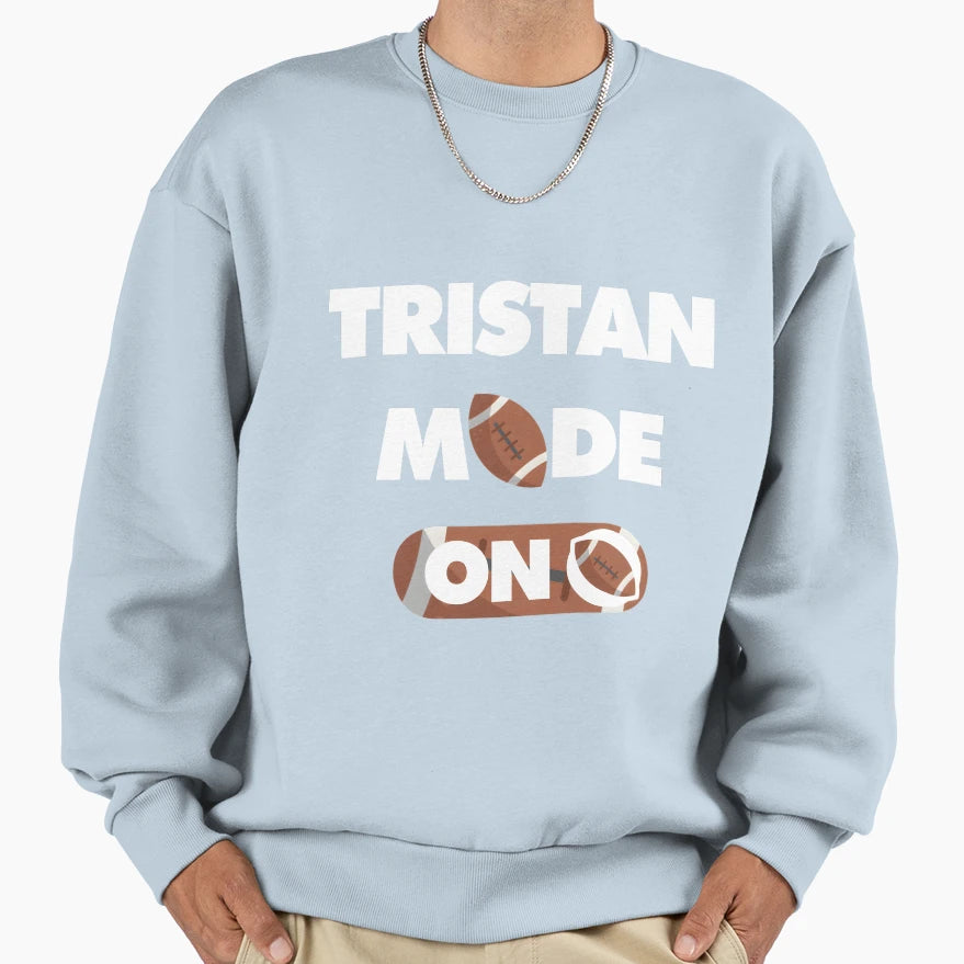 Tristan American Football Player Sweatshirt - Fun Novelty Design Men Women - T-Shirt, Sweatshirt, Hoodie