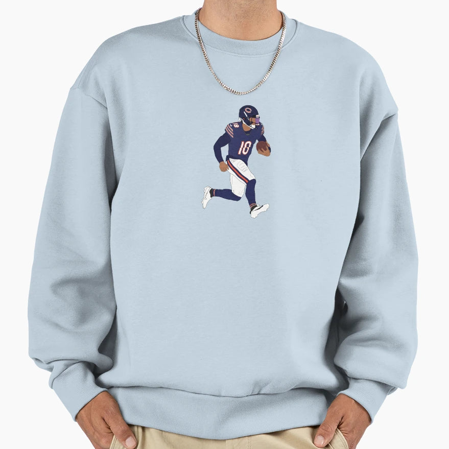 Caleb Chicago Sweatshirt - Unique Graphic for Adults - T-Shirt, Sweatshirt, Hoodie