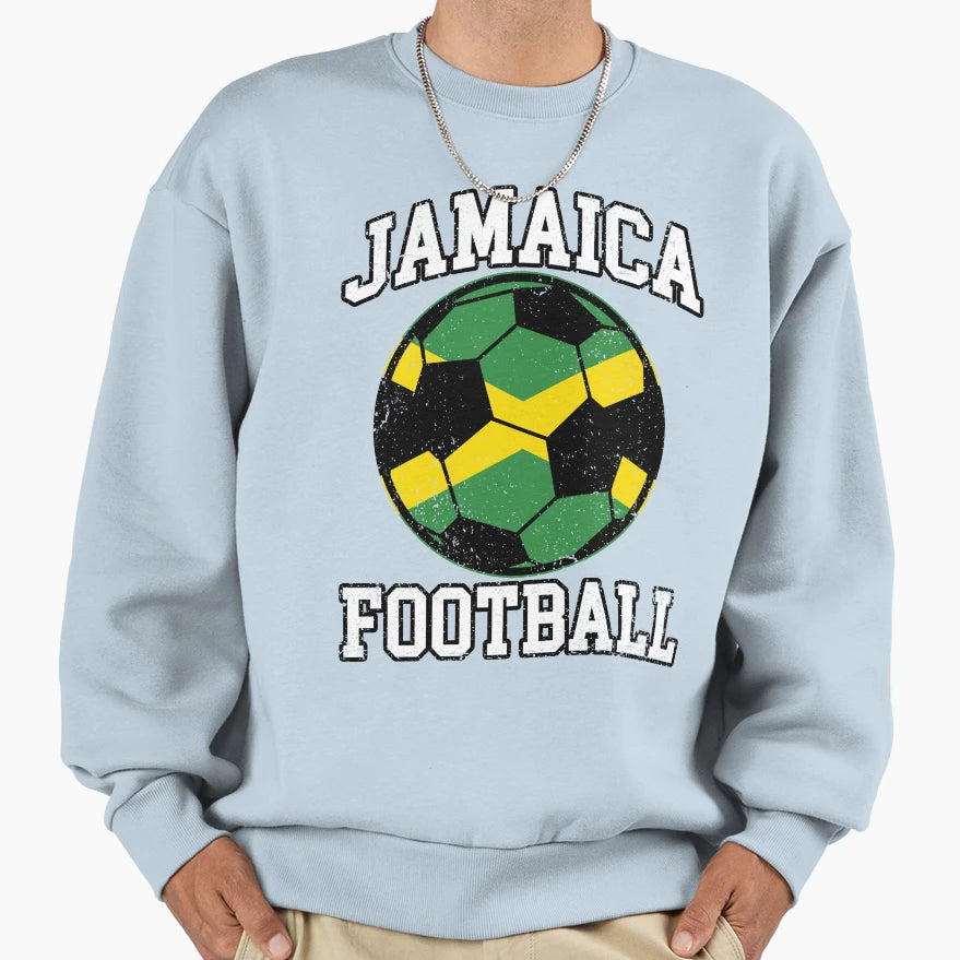 Soccer Ball Jamaica Soccer Fans And Teams T-Shirt - Unique Graphic Unisex - T-Shirt, Sweatshirt, Hoodie