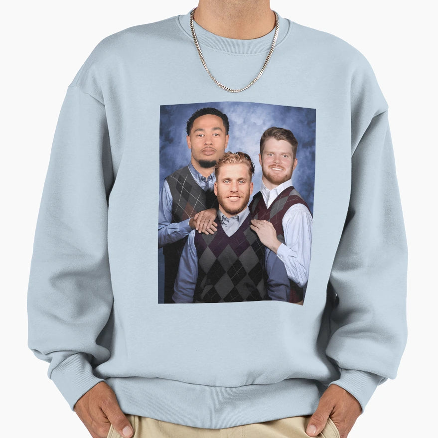 Sam Darnold Jaxon Smith Njigba Sweatshirt - Unique Graphic for Adults - T-Shirt, Sweatshirt, Hoodie