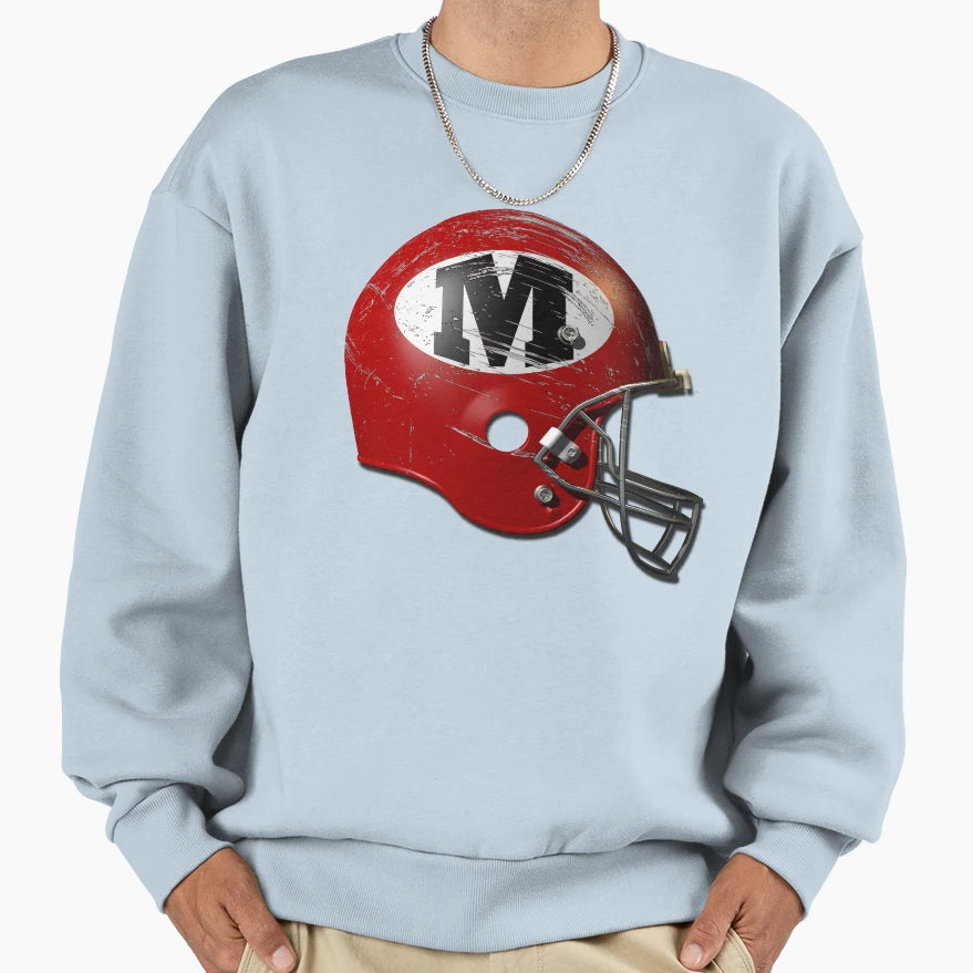 Muskego Football Helmet Sweatshirt - Streetwear Style for Adults - T-Shirt, Sweatshirt, Hoodie