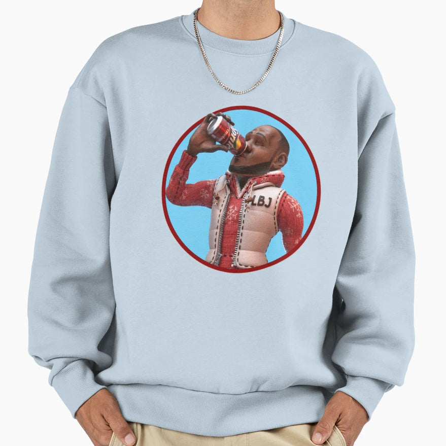 Lebron James Cranberry Sprite Meme Sweatshirt - Minimalist Print Men Women - T-Shirt, Sweatshirt, Hoodie