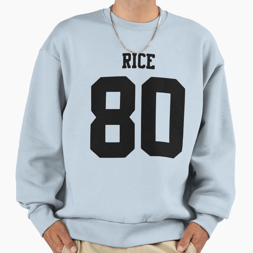 Jerry Rice Sweatshirt - Casual Everyday Wear Men Women - T-Shirt, Sweatshirt, Hoodie