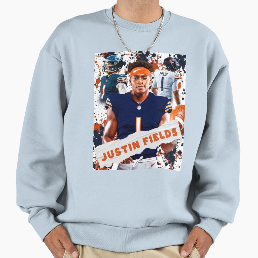 Justin Fields Sweatshirt - Novelty Apparel Unisex - T-Shirt, Sweatshirt, Hoodie