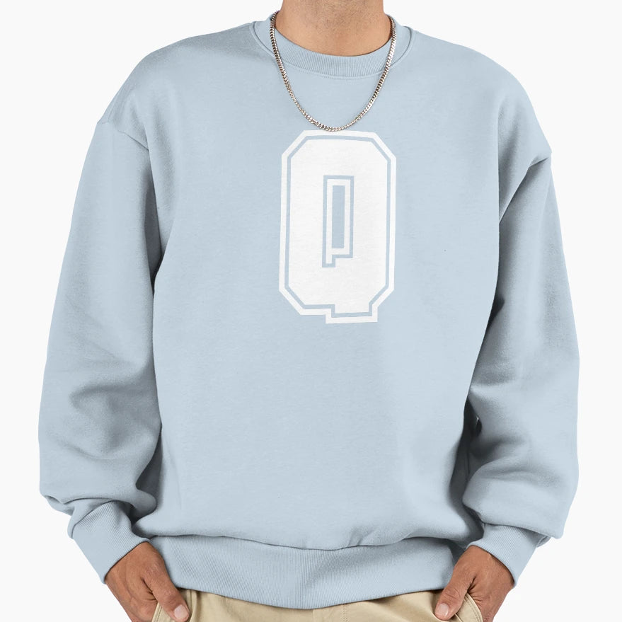 Letter Q Sweatshirt - Custom Art Print for Adults - T-Shirt, Sweatshirt, Hoodie