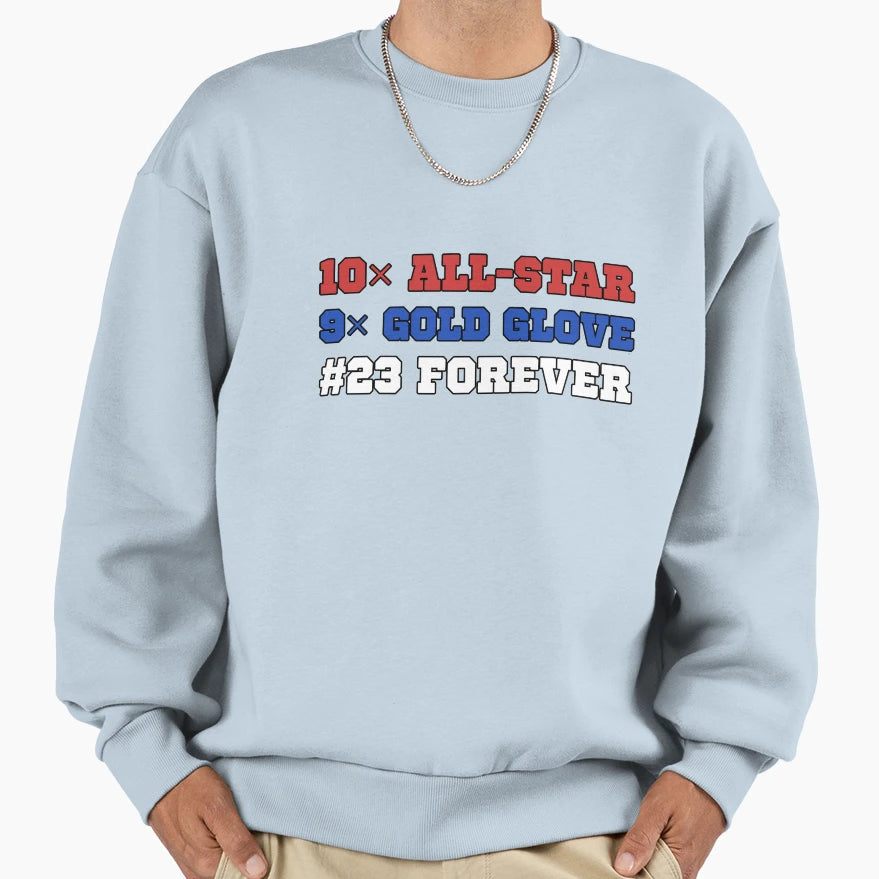 All Star Gold Glove 23 Forever Sweatshirt - Graphic Print Unisex - T-Shirt, Sweatshirt, Hoodie