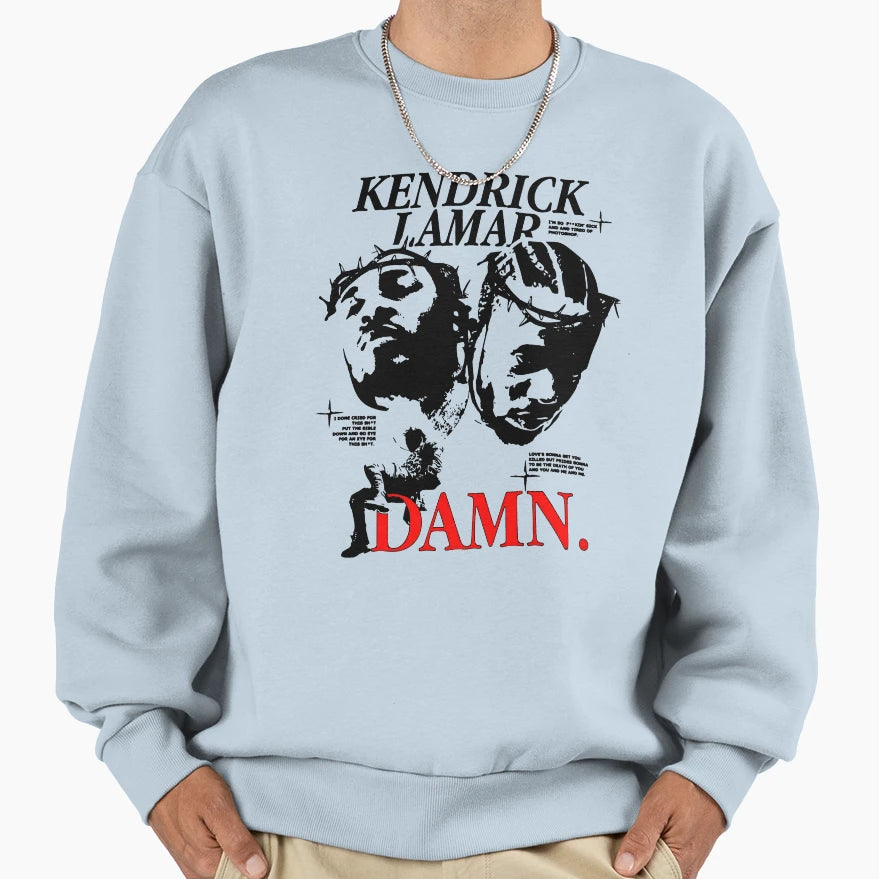 Kendrick Lamar Sweatshirt - Novelty Apparel for Adults - T-Shirt, Sweatshirt, Hoodie