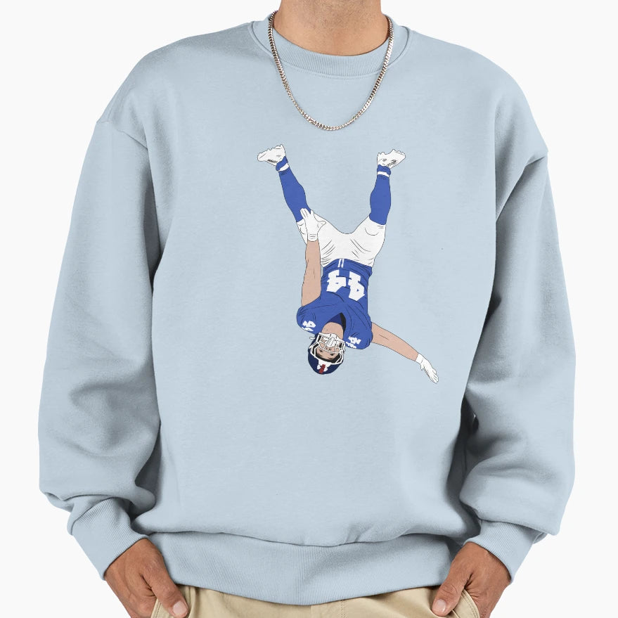 Cam Skattebo Upside Down Flip Td Sweatshirt - Trendy Graphic for Adults - T-Shirt, Sweatshirt, Hoodie