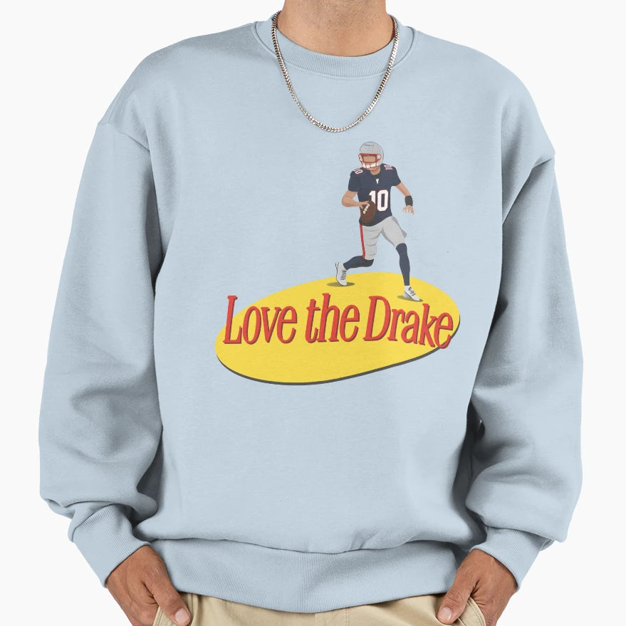Love Drake Football Fan Sweatshirt - Novelty Apparel Unisex - T-Shirt, Sweatshirt, Hoodie
