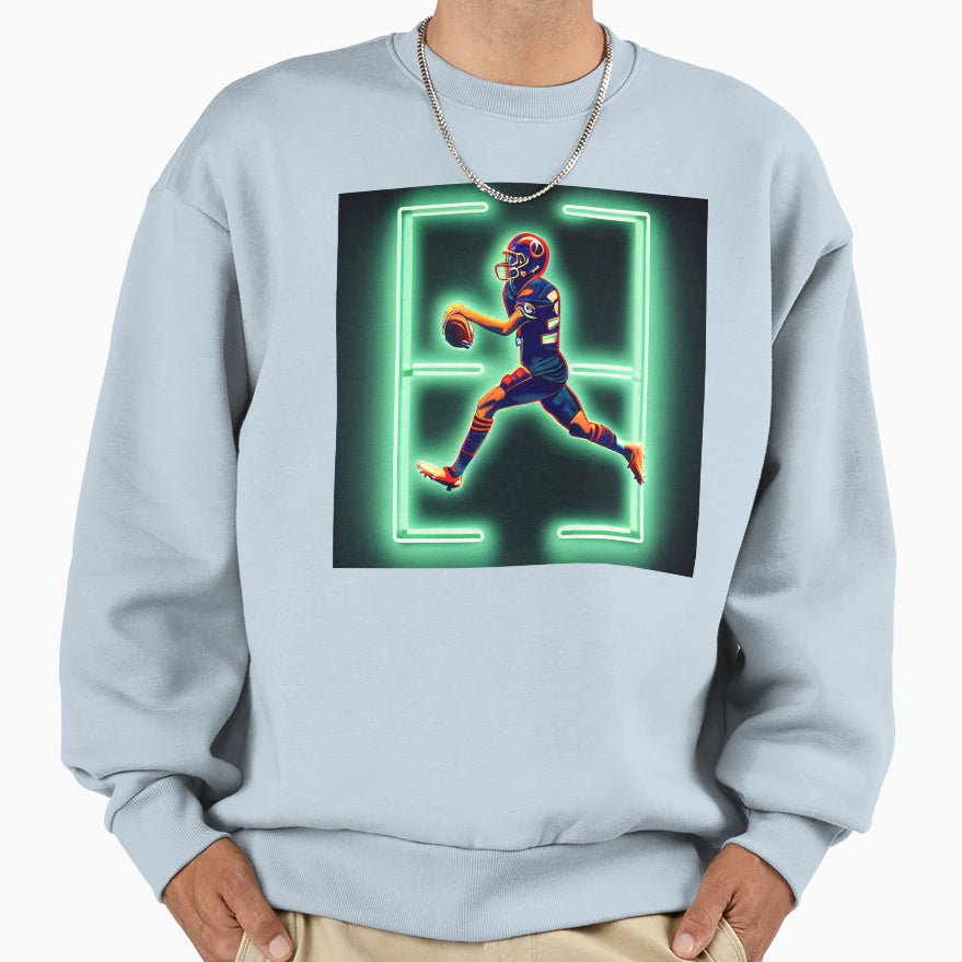 Football Player Sweatshirt - Novelty Apparel Unisex - T-Shirt, Sweatshirt, Hoodie