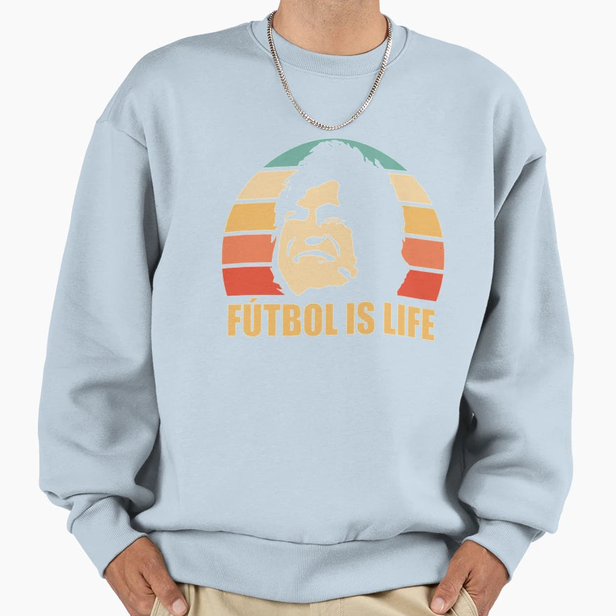 Futbol Is Life Gift And Sweatshirt - Unique Graphic Men Women - T-Shirt, Sweatshirt, Hoodie