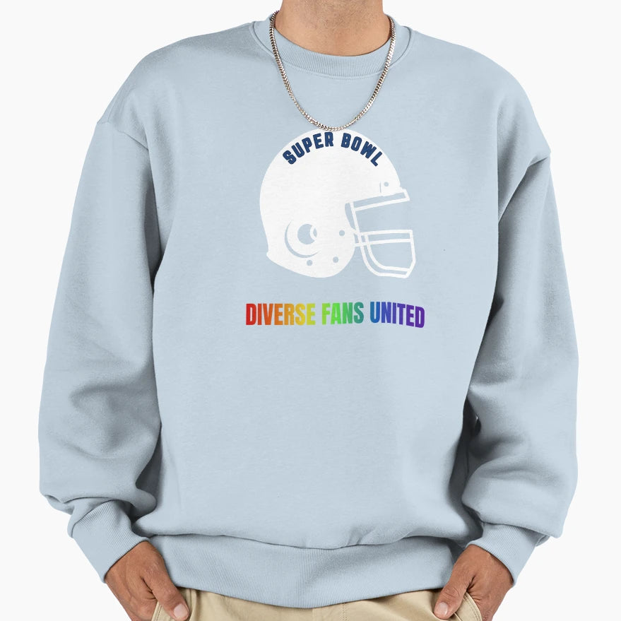 Lgbtq Super Bowl Super Bowl Diverse T-Shirt - Unique Graphic Men Women - T-Shirt, Sweatshirt, Hoodie