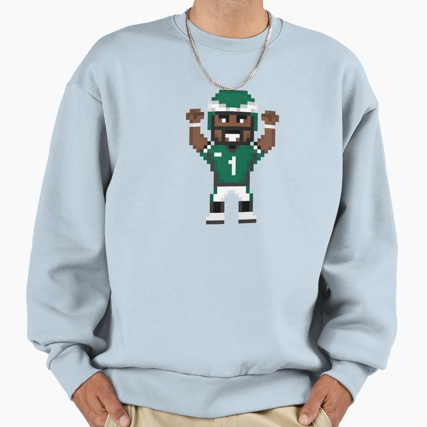 8 Bit Philly Touchdown Sweatshirt - Unique Graphic Men Women - T-Shirt, Sweatshirt, Hoodie