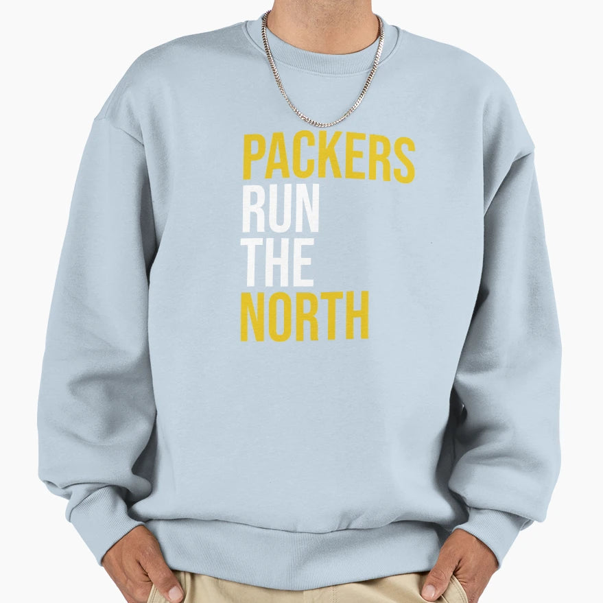 Packers Run North Sweatshirt - Fun Novelty Design Unisex - T-Shirt, Sweatshirt, Hoodie